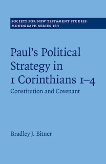 Couverture_Paul's Political Strategy in 1 Corinthians 1–4