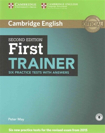Front cover_First Trainer Six Practice Tests With Answers With Audio