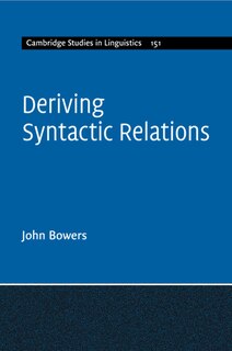 Front cover_Deriving Syntactic Relations