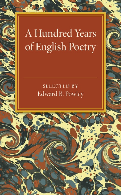 Couverture_A Hundred Years Of English Poetry
