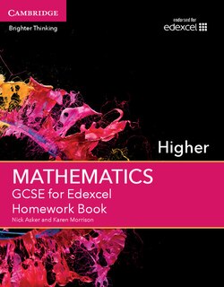 Front cover_GCSE Mathematics for Edexcel Higher Homework Book
