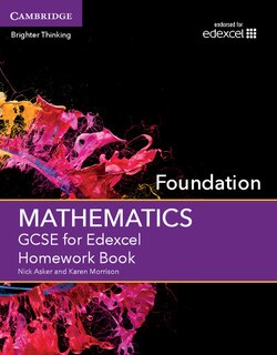 Front cover_Gcse Mathematics For Edexcel Foundation Homework Book