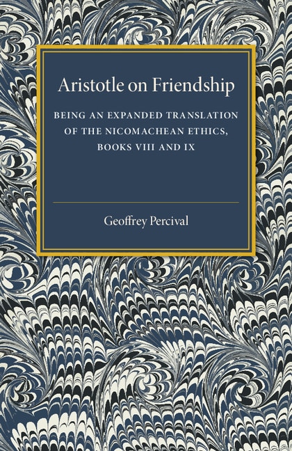 Front cover_Aristotle On Friendship
