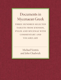 Couverture_Documents In Mycenaean Greek