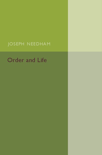 Front cover_Order And Life