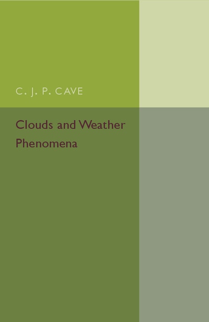 Front cover_Clouds And Weather Phenomena