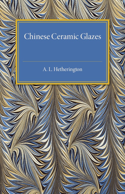 Couverture_Chinese Ceramic Glazes