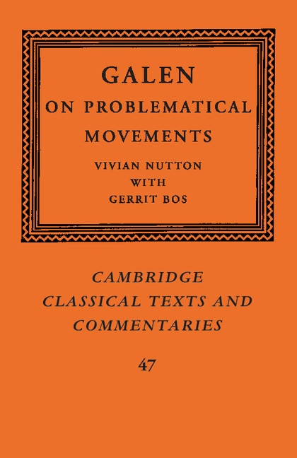 Couverture_Galen: On Problematical Movements