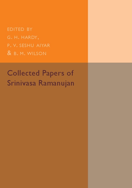 Front cover_Collected Papers Of Srinivasa Ramanujan