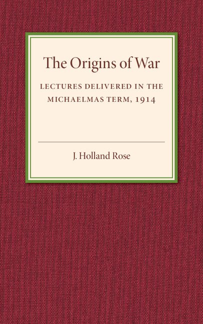 Front cover_The Origins Of The War
