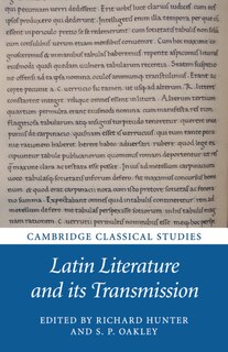 Front cover_Latin Literature And Its Transmission