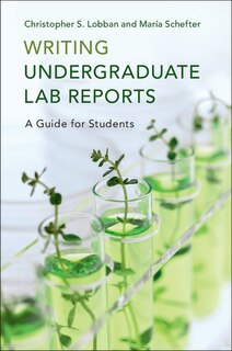 Couverture_Writing Undergraduate Lab Reports