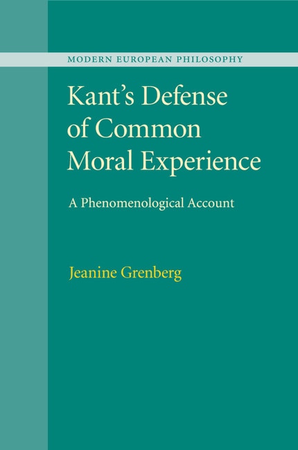 Couverture_Kant's Defense Of Common Moral Experience