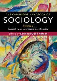 Front cover_The Cambridge Handbook Of Sociology