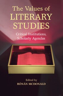 Couverture_The Values Of Literary Studies