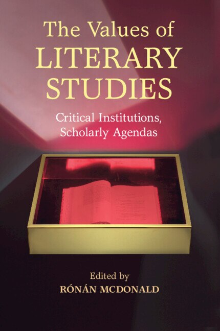 Couverture_The Values Of Literary Studies