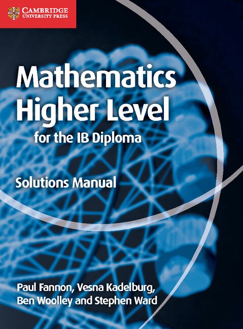 Front cover_Mathematics For The Ib Diploma Higher Level Solutions Manual