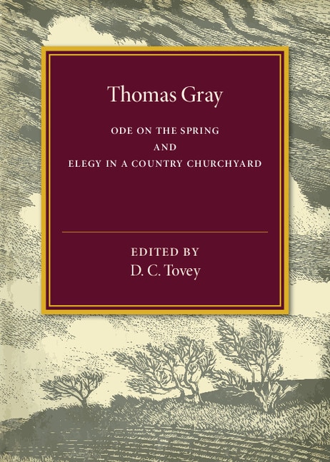 Couverture_Thomas Gray: Ode On The Spring And Elegy In A Country Churchyard