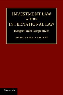 Couverture_Investment Law Within International Law