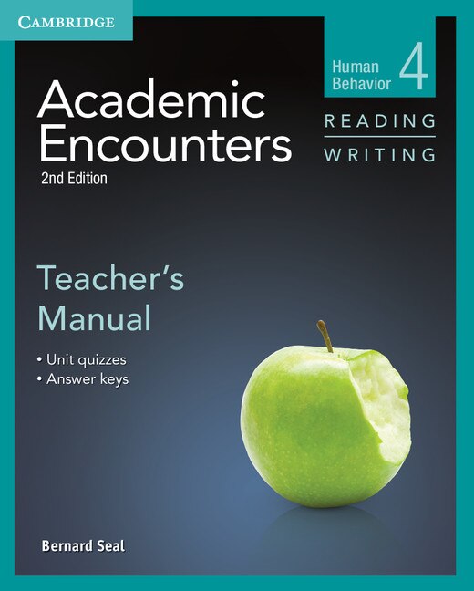 Couverture_Academic Encounters Level 4 Teacher's Manual Reading And Writing