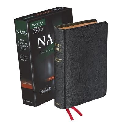 Front cover_Nasb Clarion Reference Bible, Black Edge-lined Goatskin Leather, Ns486:xe