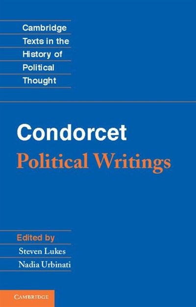 Front cover_Condorcet: Political Writings