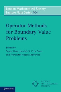 Front cover_Operator Methods for Boundary Value Problems