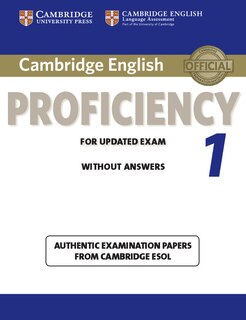 Front cover_Cambridge English Proficiency 1 For Updated Exam Student's Book Without Answers