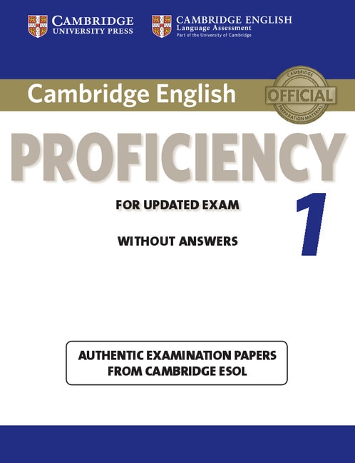 Front cover_Cambridge English Proficiency 1 For Updated Exam Student's Book Without Answers