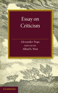 Front cover_Essay on Criticism