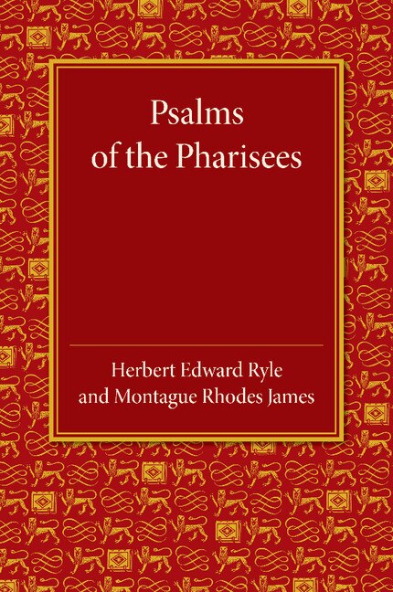 Couverture_Psalms Of The Pharisees