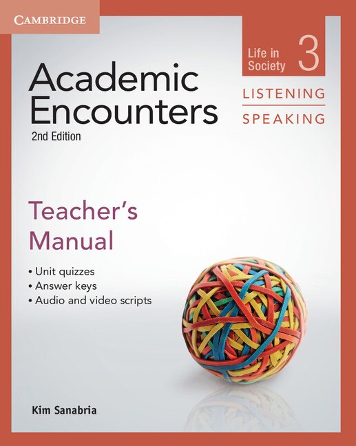 Couverture_Academic Encounters Level 3 Teacher's Manual Listening And Speaking
