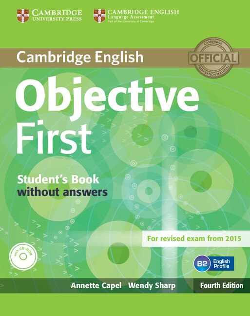 Front cover_Objective First Student's Book Without Answers With Cd-rom