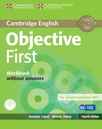 Objective First Workbook Without Answers With Audio Cd