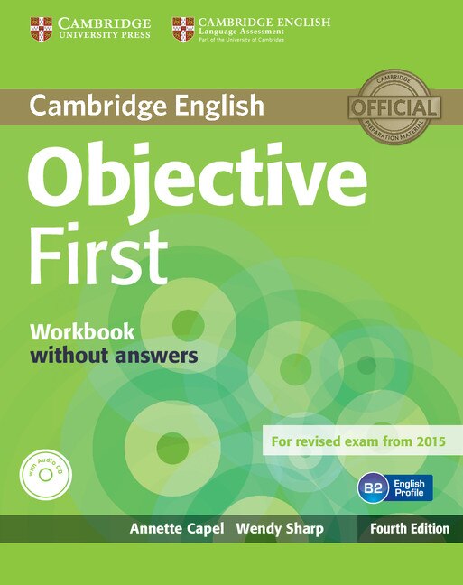 Front cover_Objective First Workbook Without Answers With Audio Cd