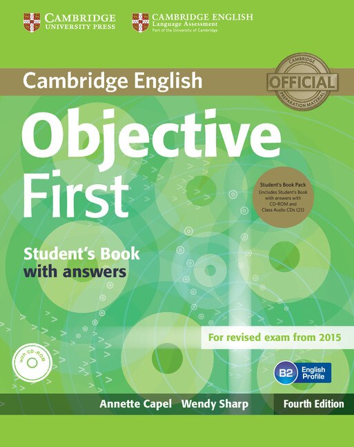 Front cover_Objective First Student's Book Pack (student's Book With Answers With Cd-rom And Class Audio Cds(2))