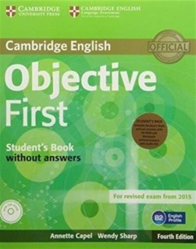 Front cover_Objective First Student's Pack (student's Book Without Answers With Cd-rom, Workbook Without Answers With Audio Cd)