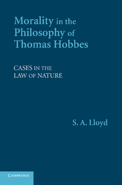 Front cover_Morality In The Philosophy Of Thomas Hobbes