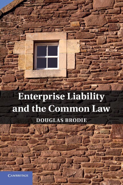 Front cover_Enterprise Liability And The Common Law