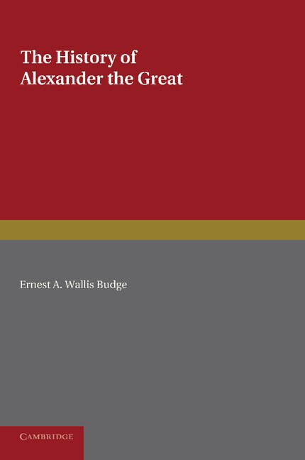 Front cover_The History of Alexander the Great