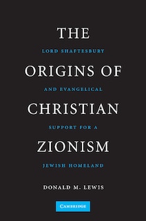 Couverture_The Origins Of Christian Zionism