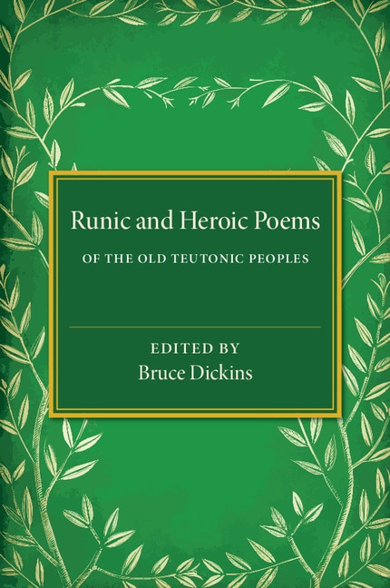 Couverture_Runic And Heroic Poems Of The Old Teutonic Peoples