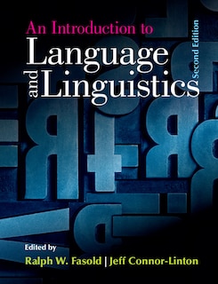 Front cover_An Introduction To Language And Linguistics