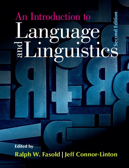 Front cover_An Introduction To Language And Linguistics