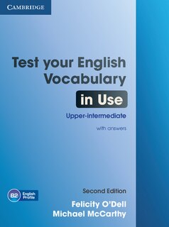 Couverture_Test Your English Vocabulary in Use Upper-intermediate Book with Answers