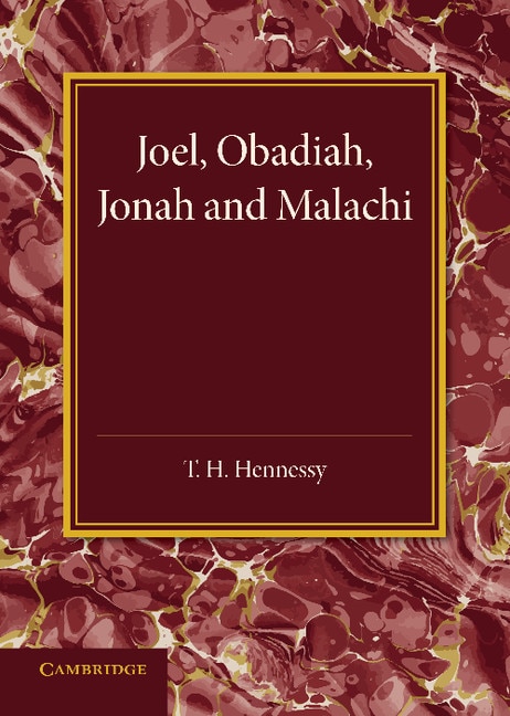 Front cover_Joel, Obadiah, Jonah And Malachi