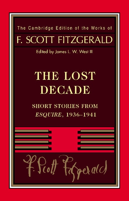 Front cover_Fitzgerald: The Lost Decade