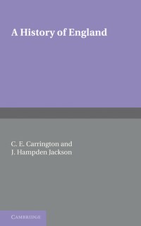 Front cover_A History of England