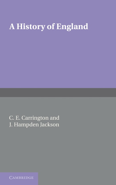 Front cover_A History of England
