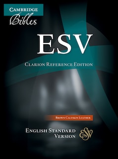 Front cover_Esv Clarion Reference Bible, Brown Calfskin Leather, Es485:x